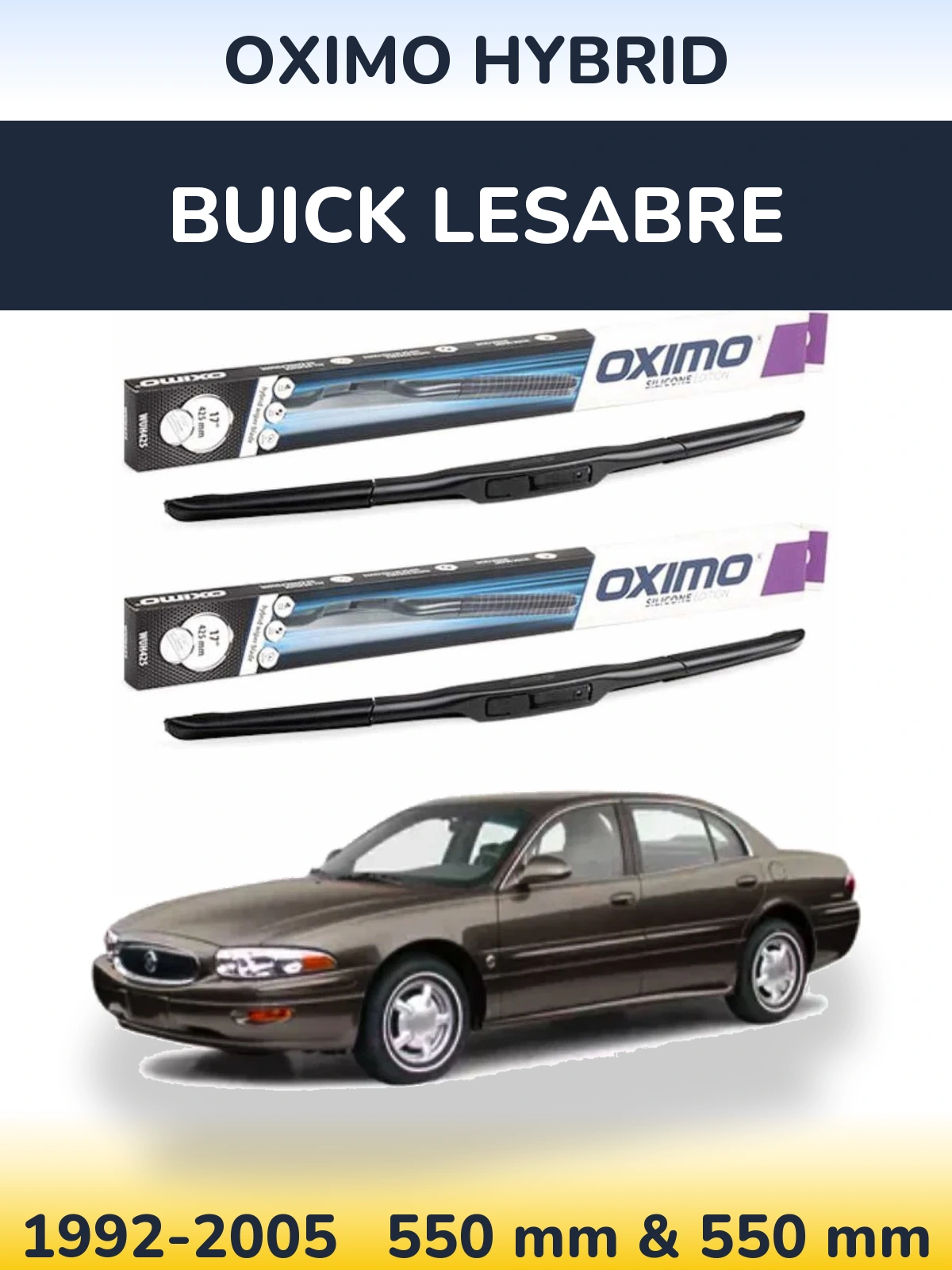 Ștergătoare Oximo Hybrid pentru Buick LeSabre