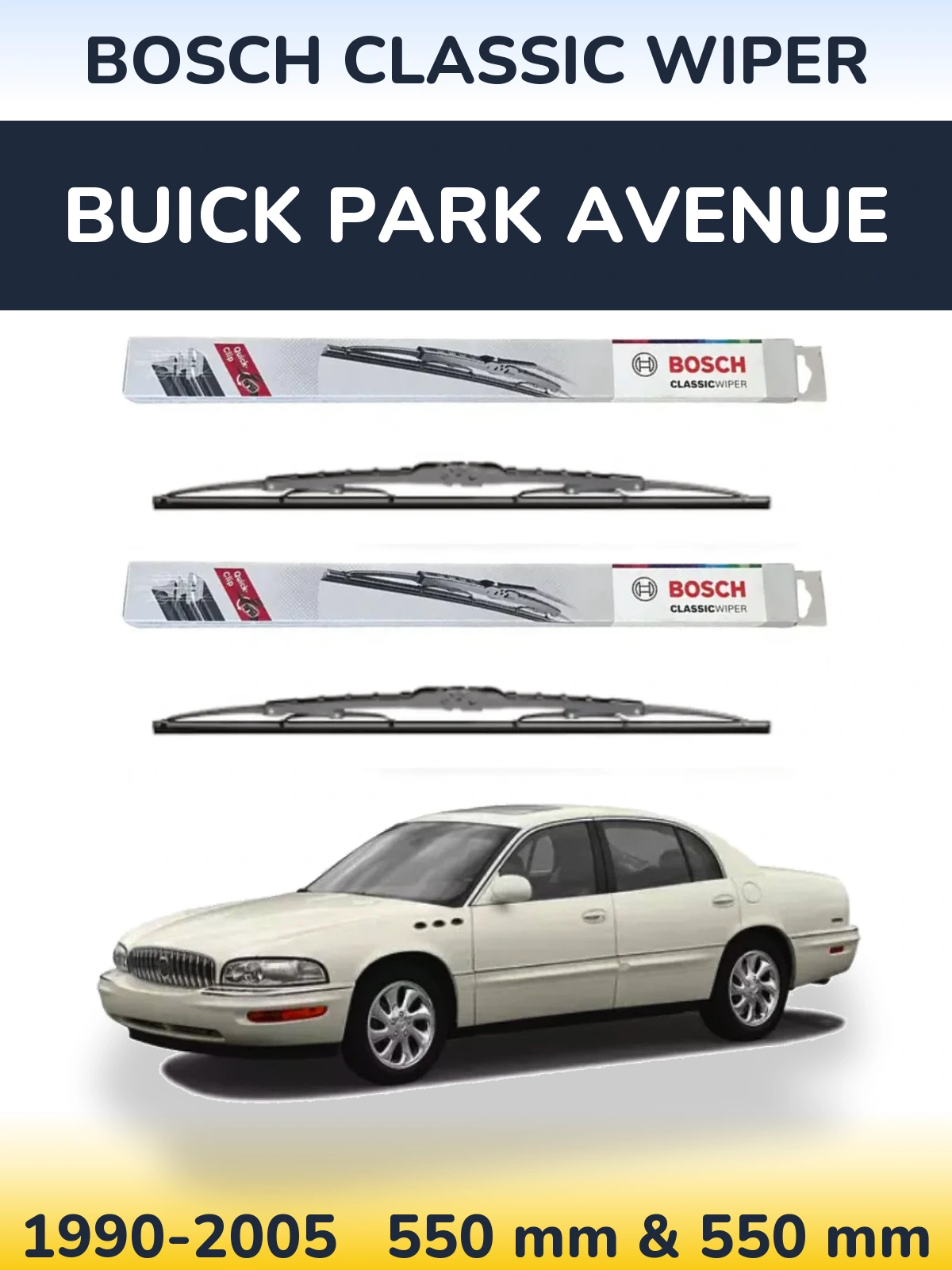 Ștergătoare BOSCH Classic Wiper pentru Buick Park Avenue