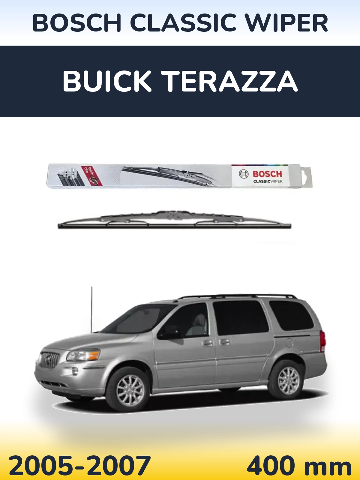 Ștergătoare BOSCH Classic Wiper pentru Buick Terazza
