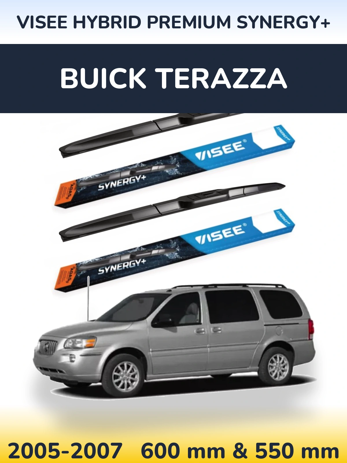 Ștergătoare VISEE HYBRID PREMIUM SYNERGY+ pentru Buick Terazza