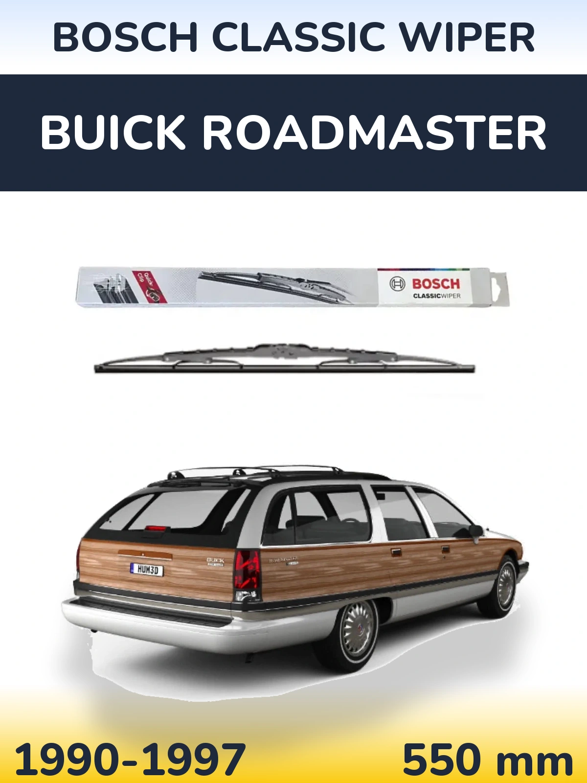 Ștergătoare BOSCH Classic Wiper pentru Buick Roadmaster