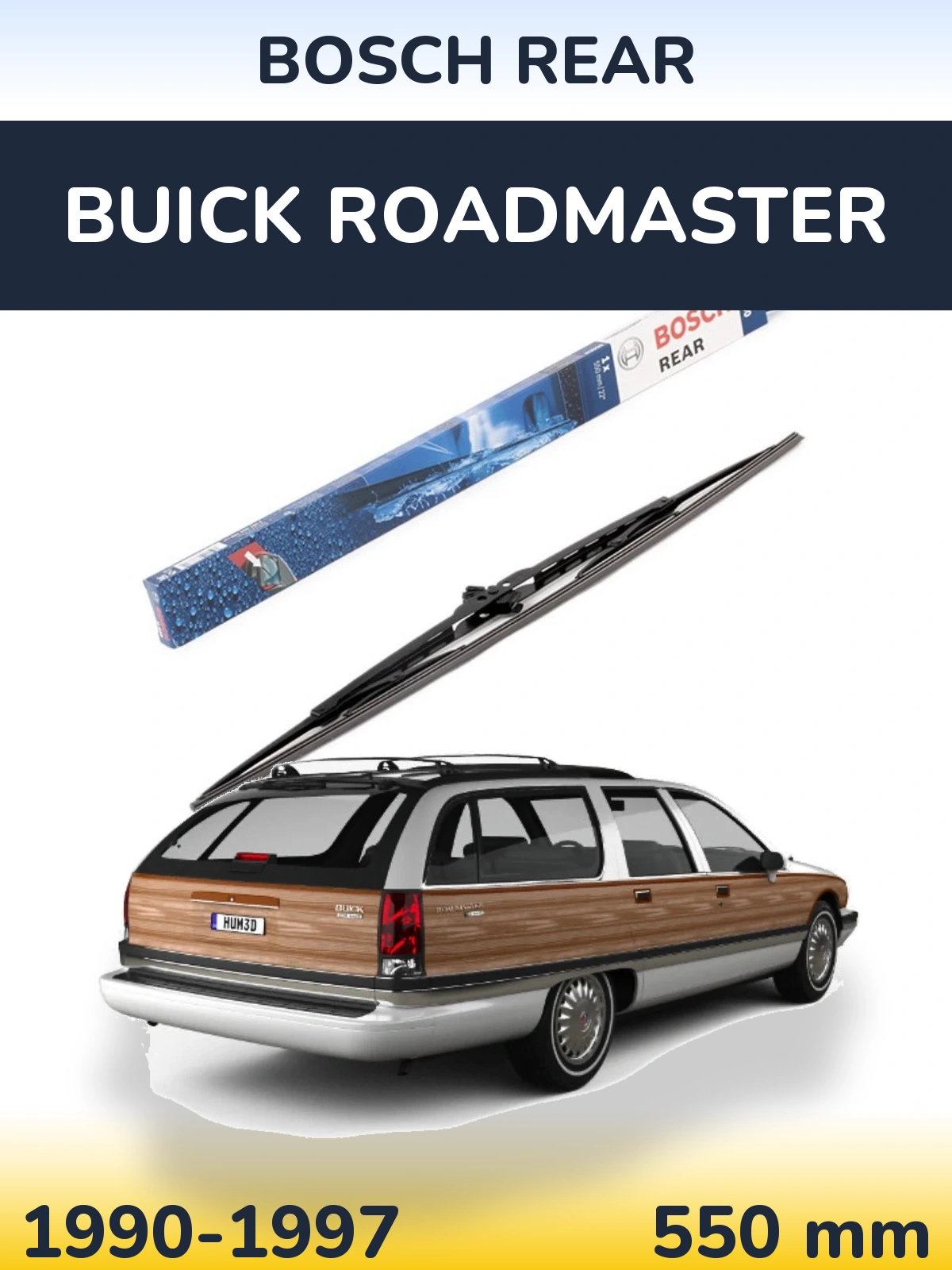 Задний дворник BOSCH Rear 550 мм для Buick Roadmaster 1990-1997