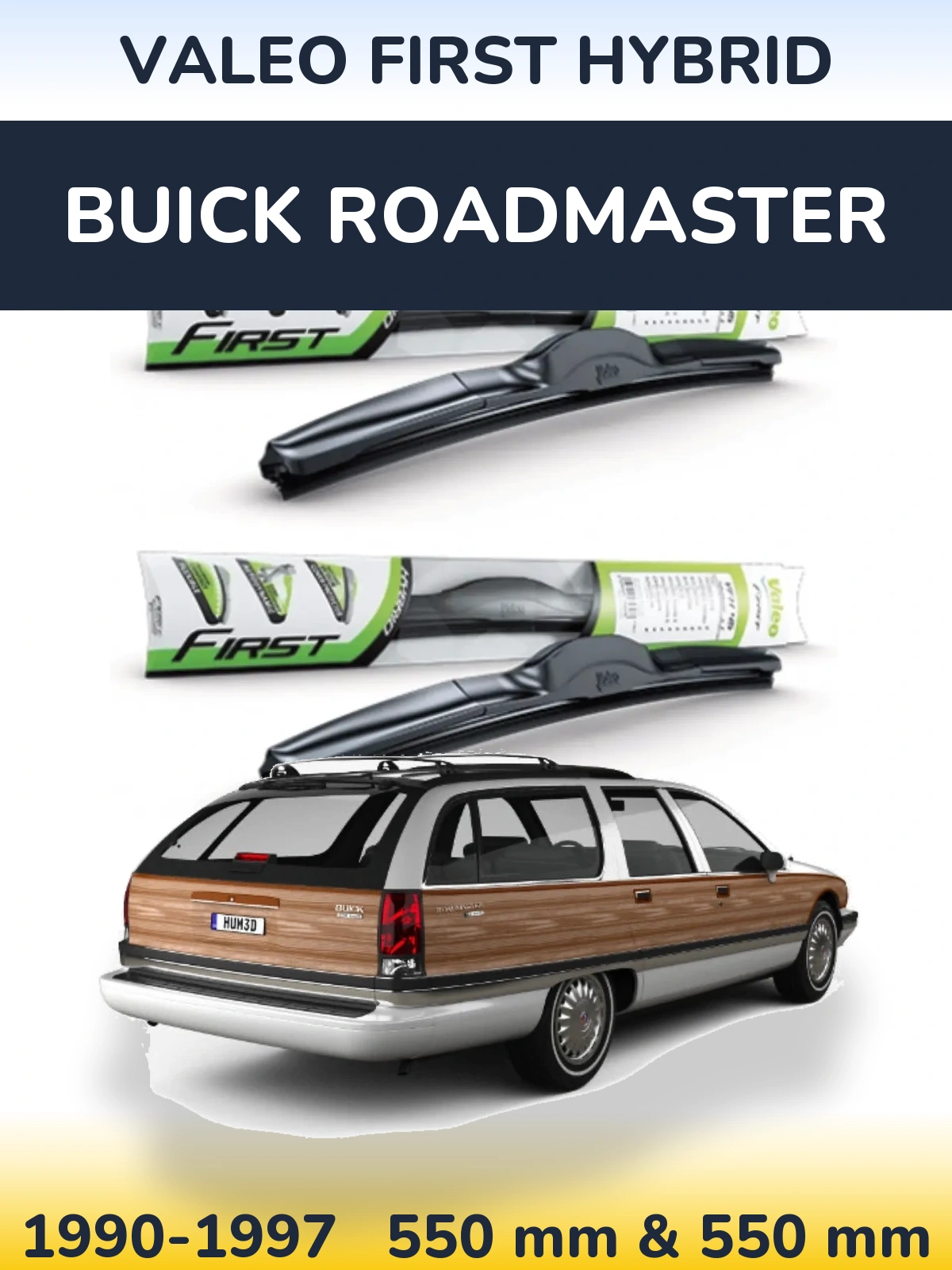 Ștergătoare Valeo First Hybrid pentru Buick Roadmaster