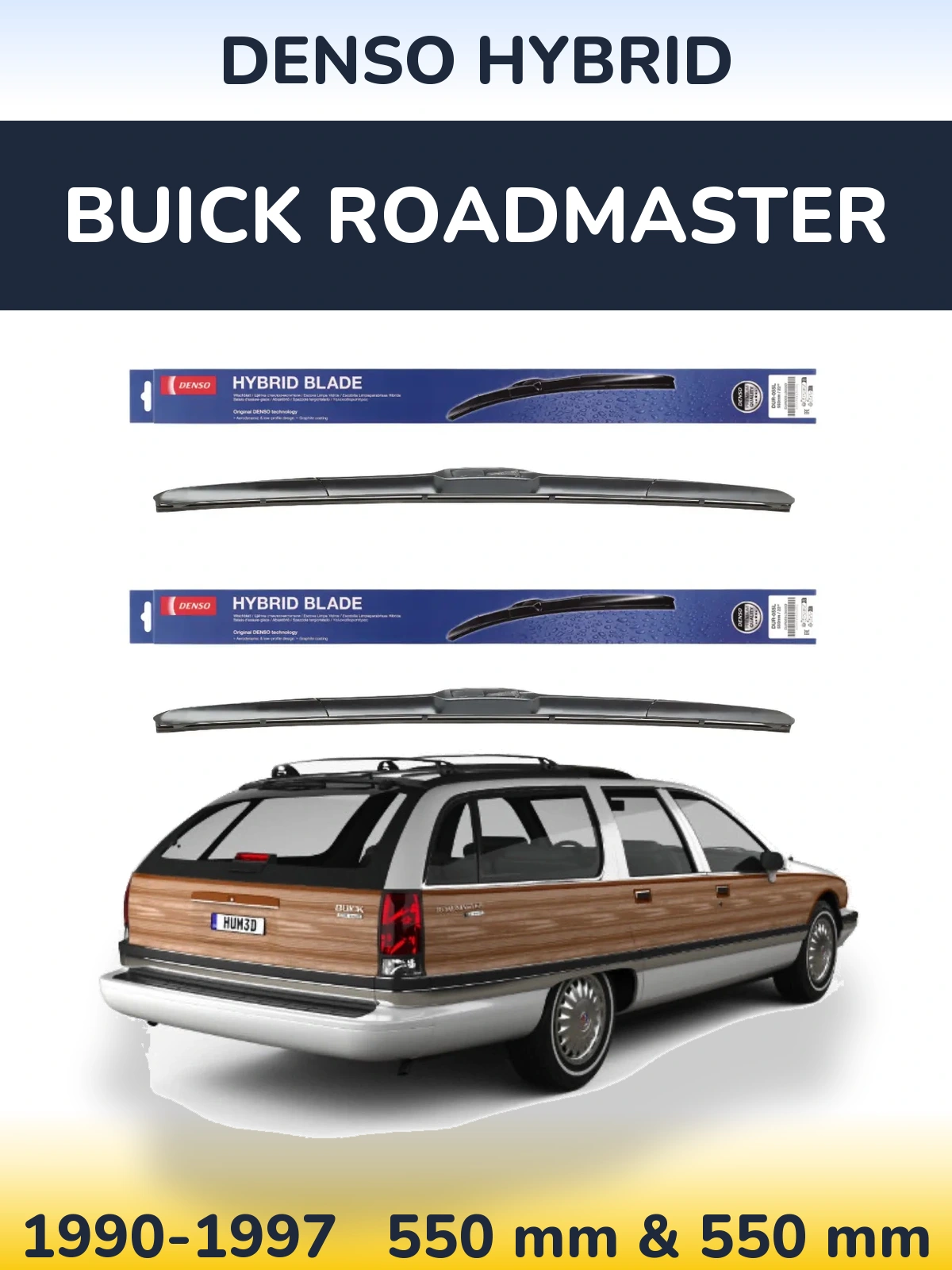 Ștergătoare Denso Hybrid pentru Buick Roadmaster