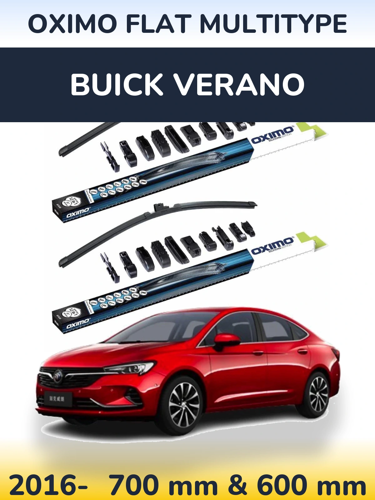 Ștergătoare Oximo Flat MultiTipe pentru Buick Verano