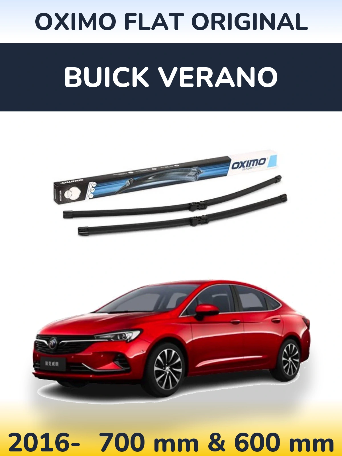 Ștergătoare Oximo Flat Original pentru Buick Verano