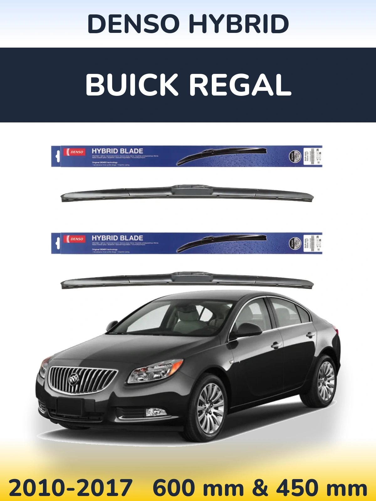 Ștergătoare Denso Hybrid pentru Buick Regal
