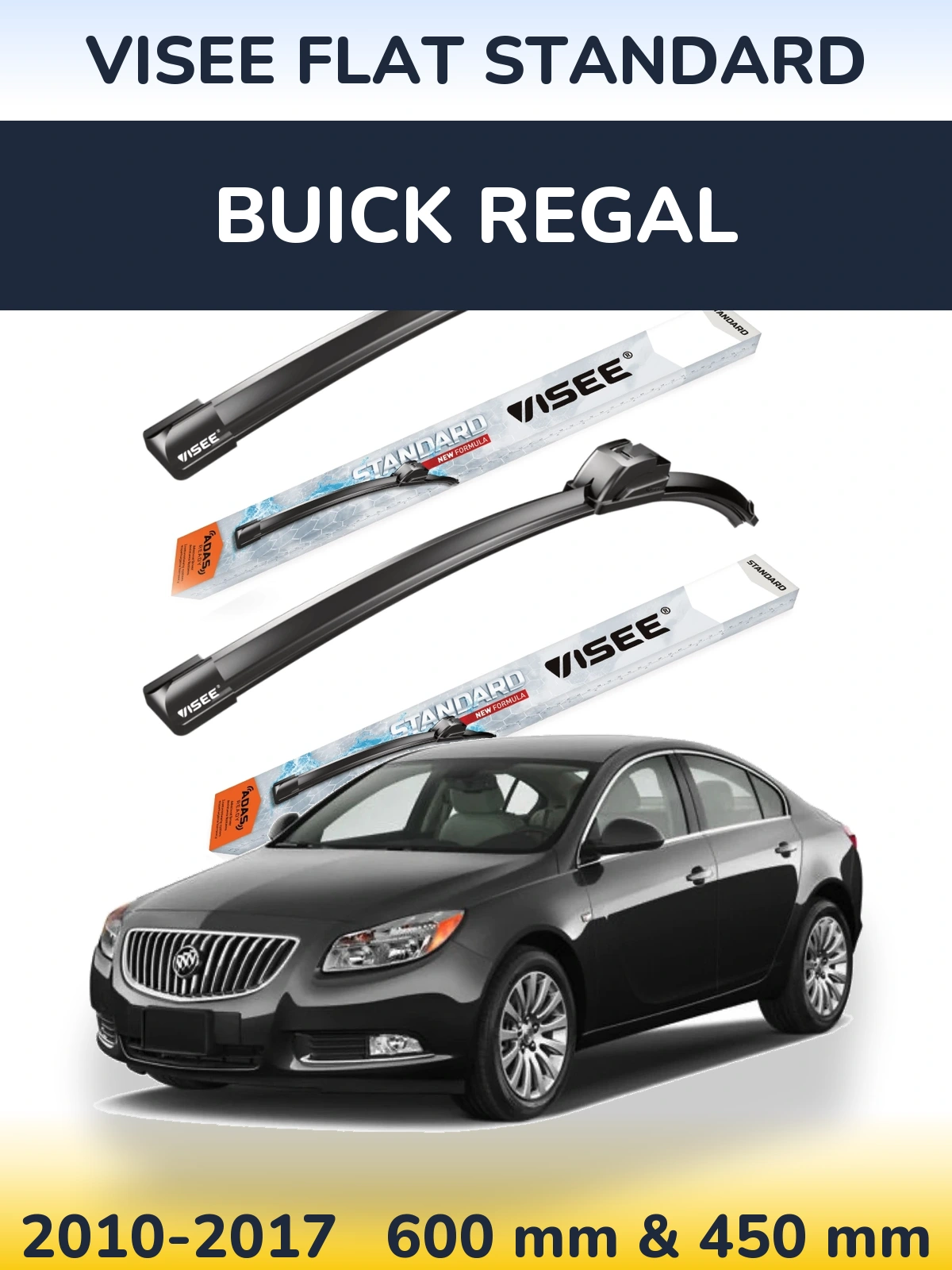 Ștergătoare VISEE FLAT STANDARD pentru Buick Regal