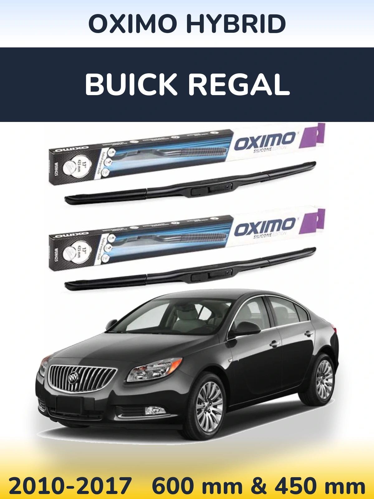 Ștergătoare Oximo Hybrid pentru Buick Regal