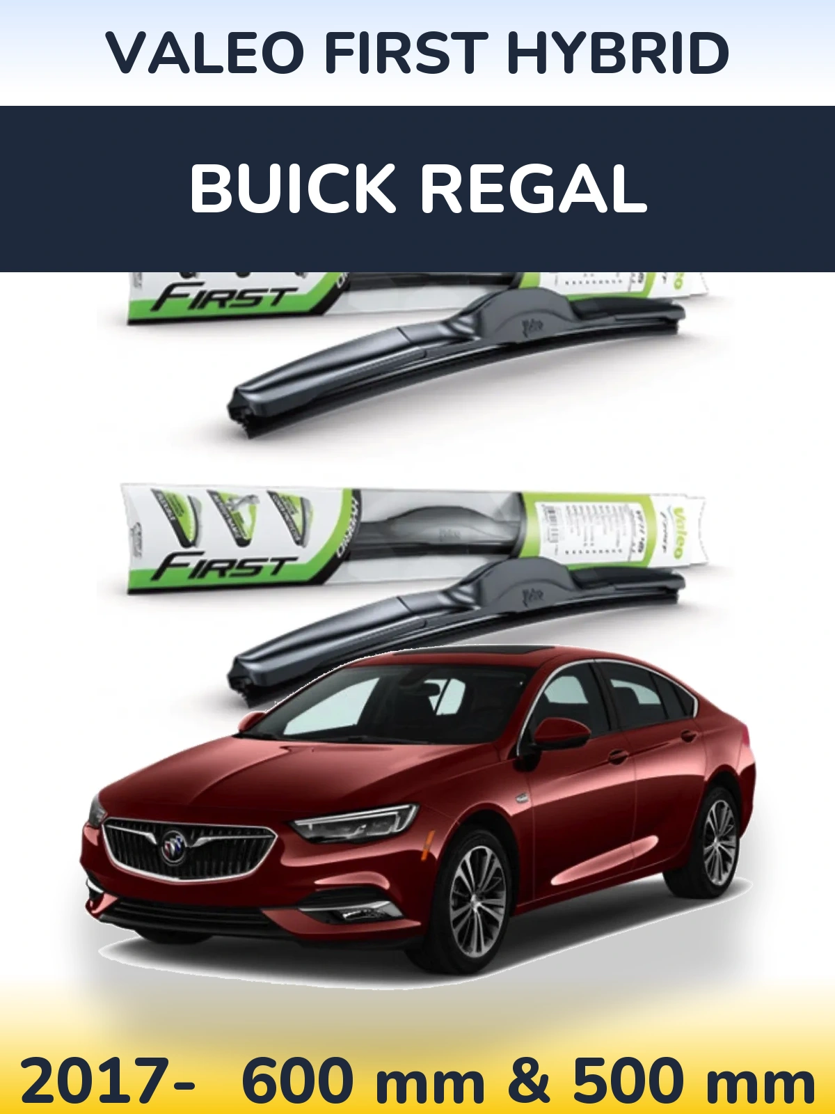 Ștergătoare Valeo First Hybrid pentru Buick Regal