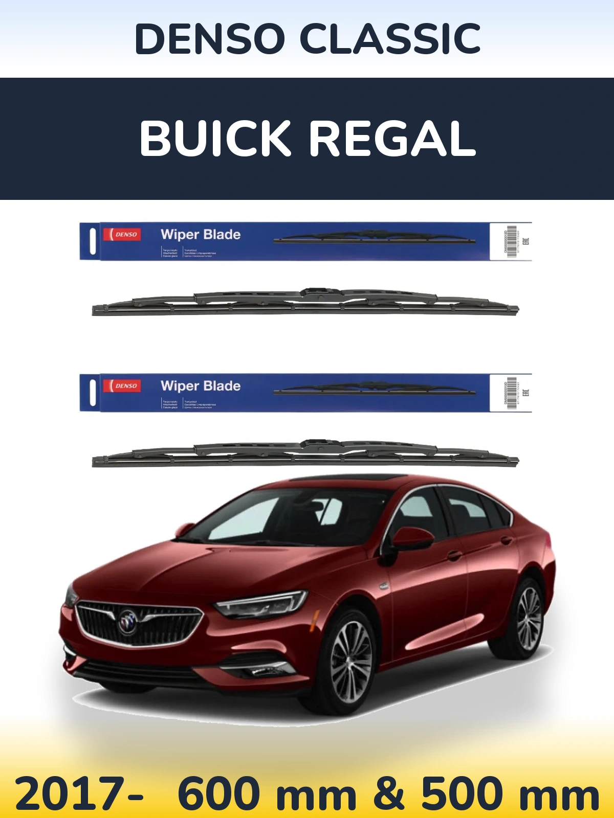 Ștergătoare Denso Classic pentru Buick Regal