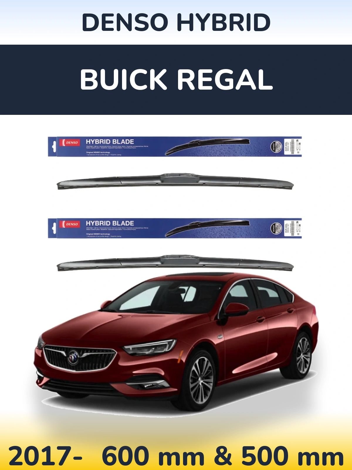 Ștergătoare Denso Hybrid pentru Buick Regal
