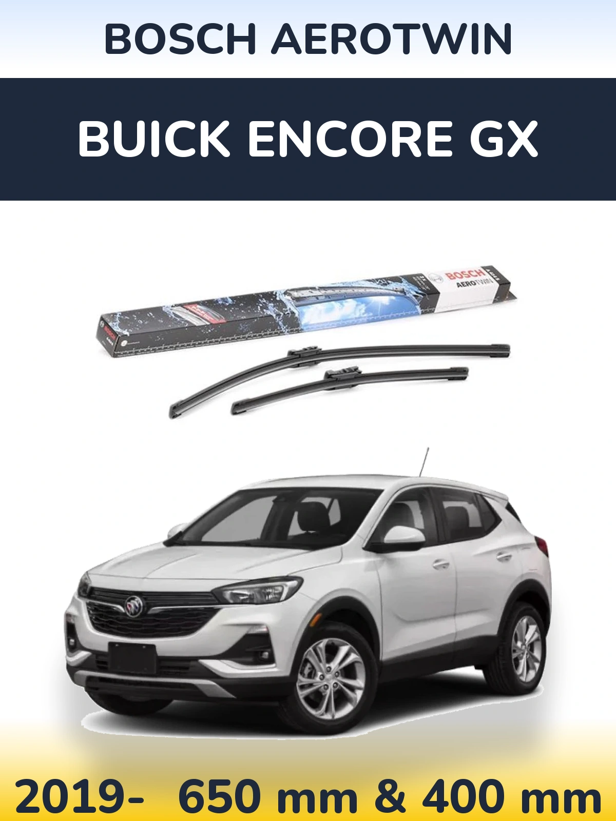 Ștergătoare BOSCH AeroTwin pentru Buick Encore GX