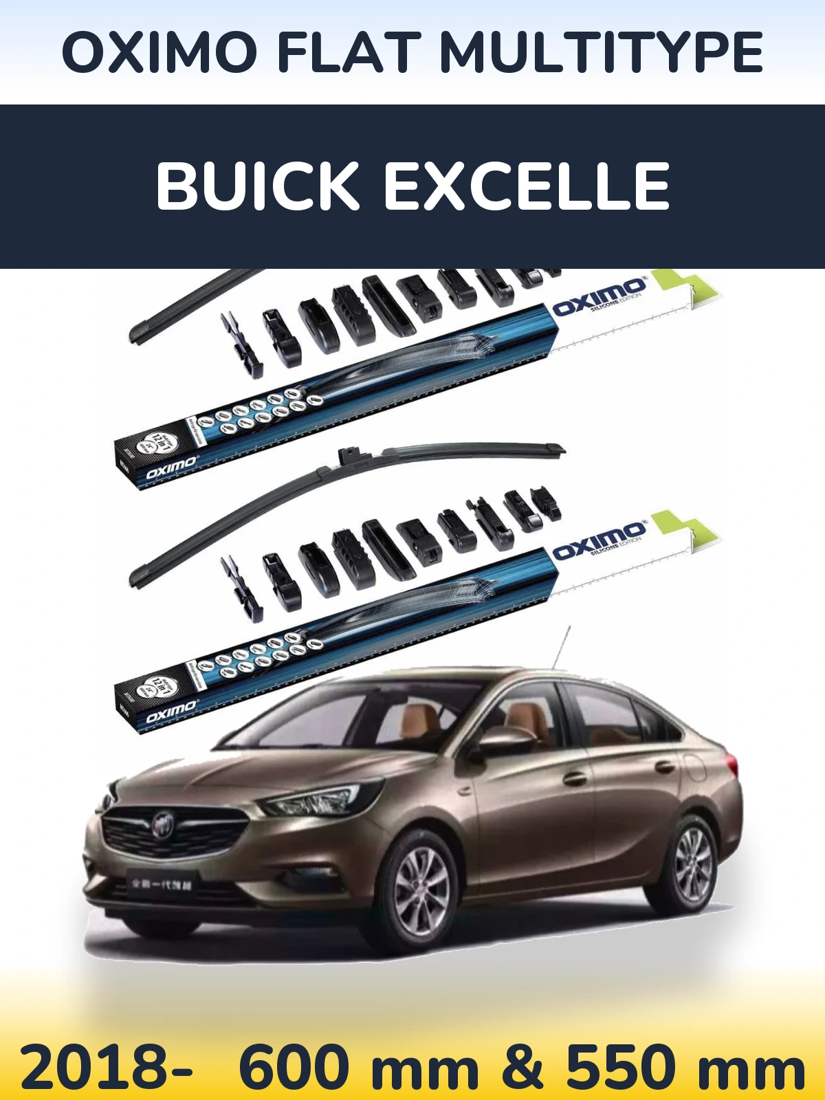 Ștergătoare Oximo Flat MultiTipe pentru Buick Excelle