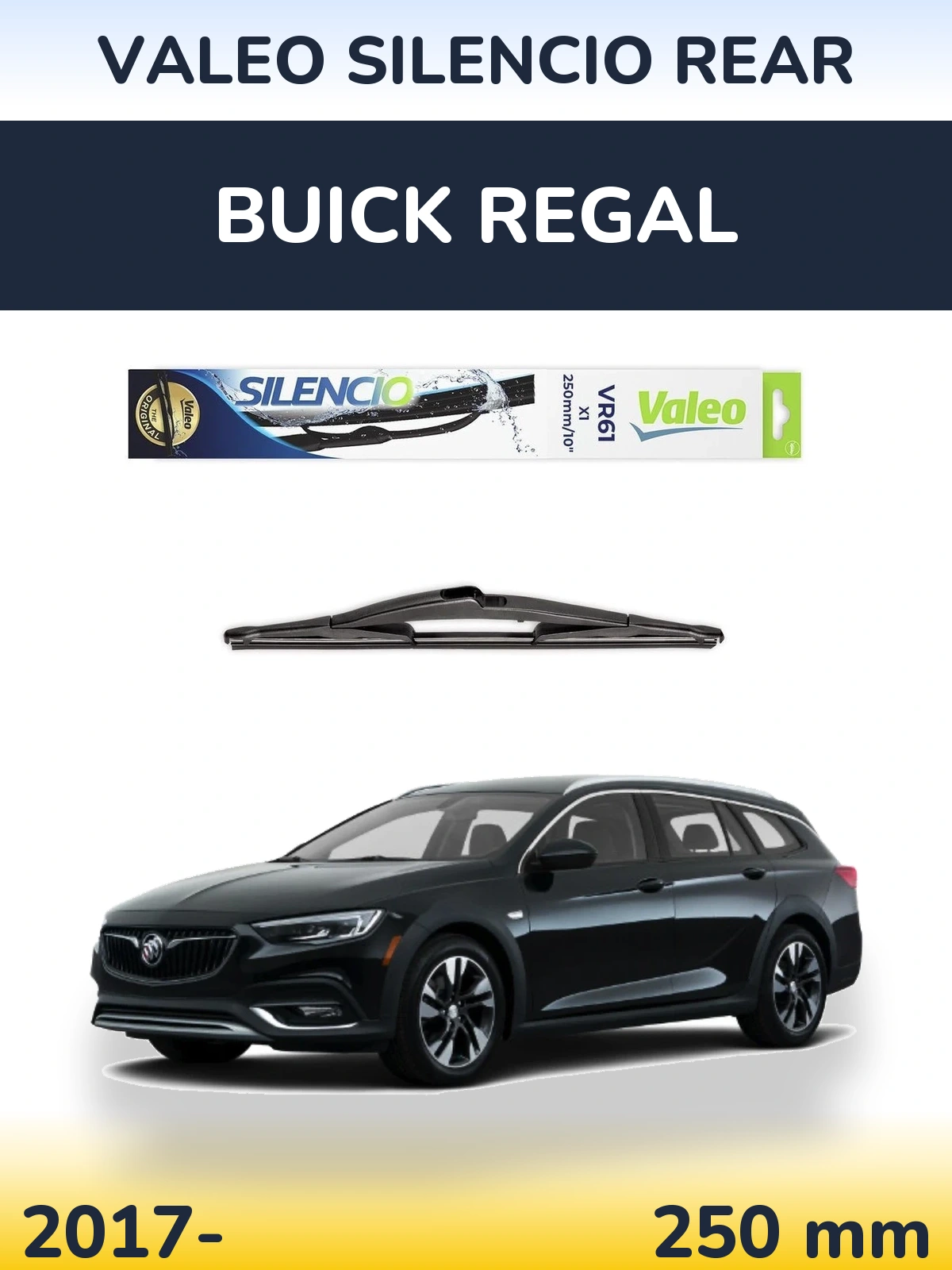 Ștergătoare Valeo Silencio Rear pentru Buick Regal