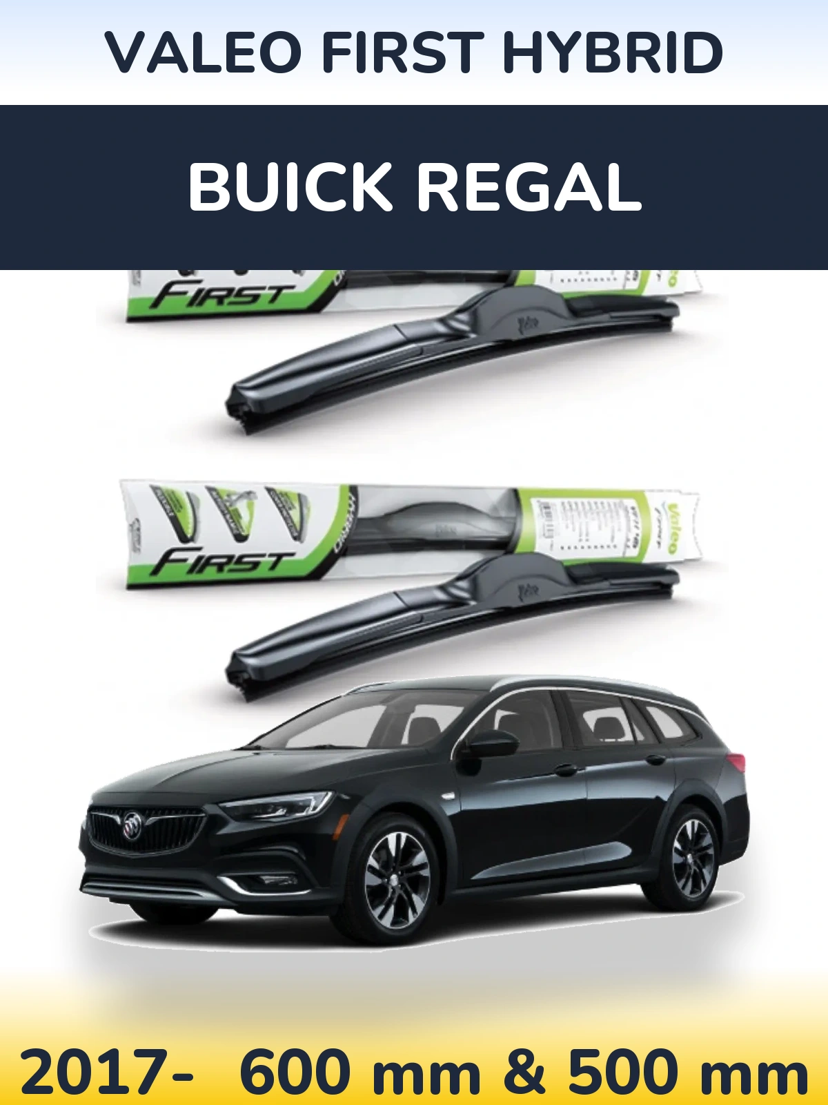 Ștergătoare Valeo First Hybrid pentru Buick Regal