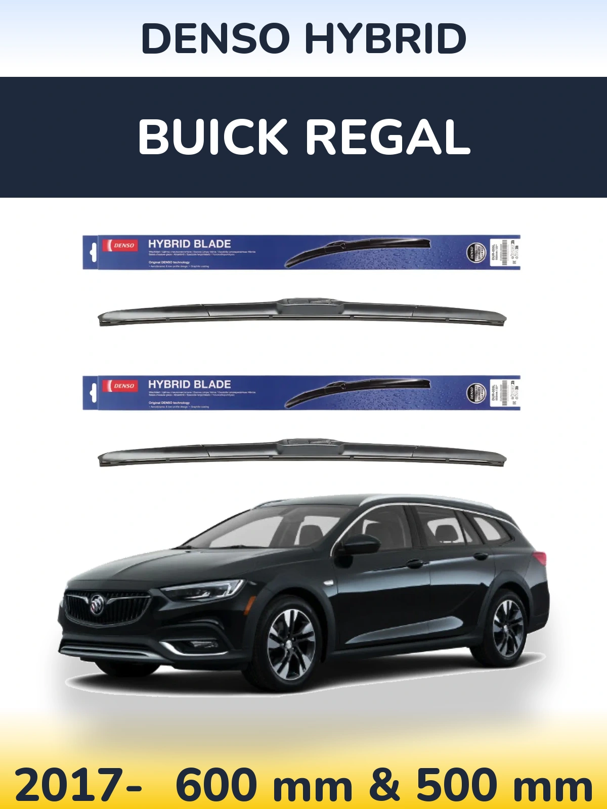Ștergătoare Denso Hybrid pentru Buick Regal