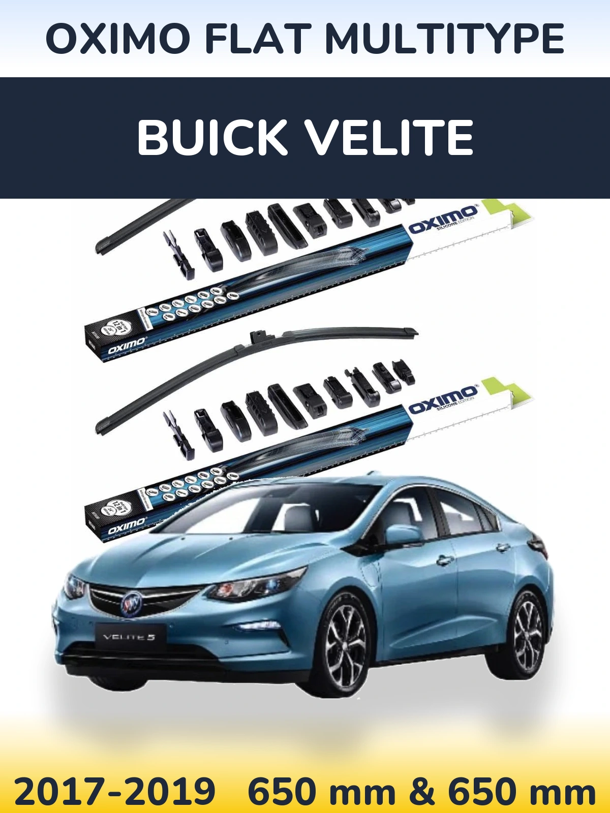 Ștergătoare Oximo Flat MultiTipe pentru Buick Velite
