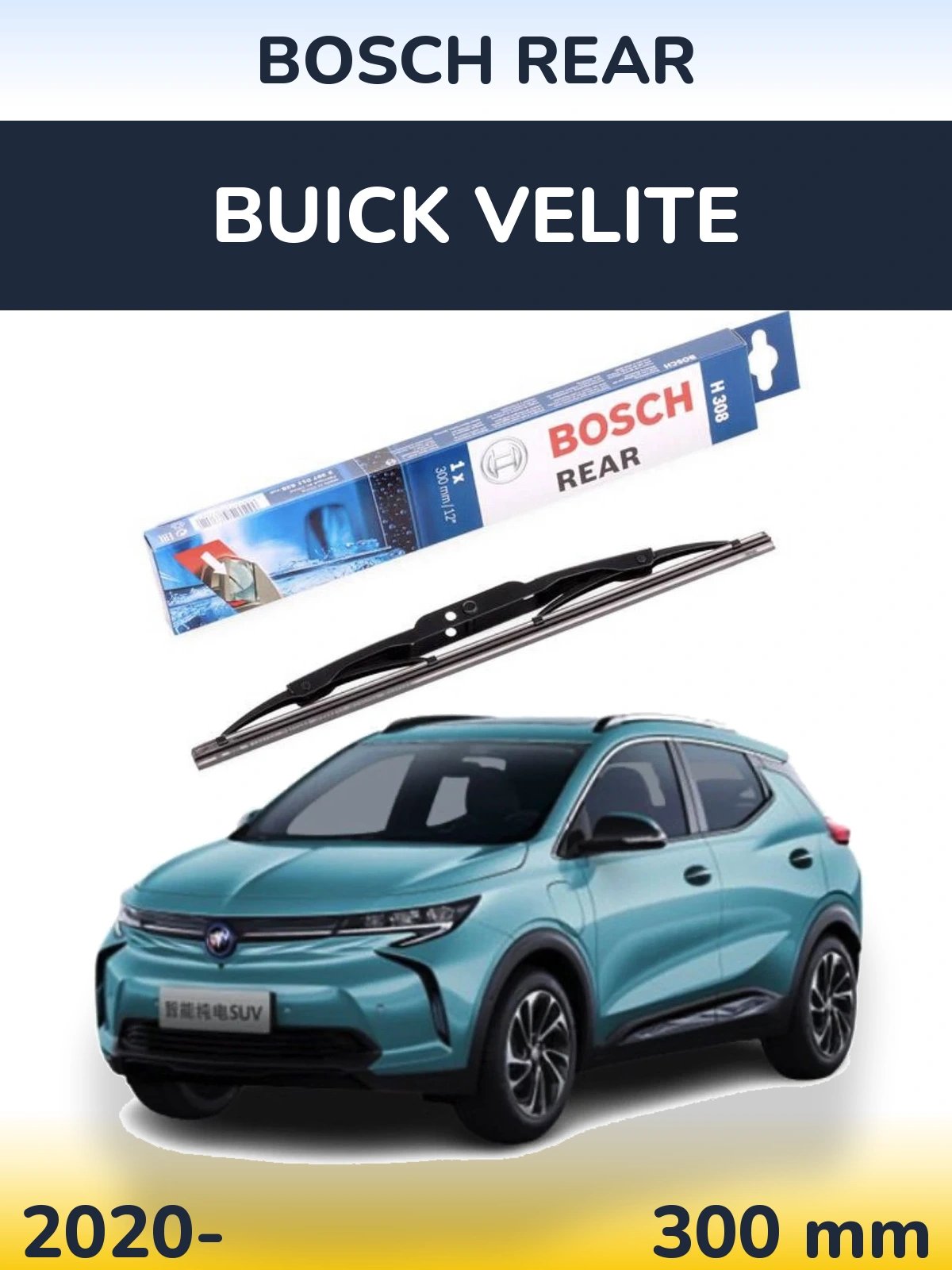 Ștergătoare BOSCH Rear pentru Buick Velite