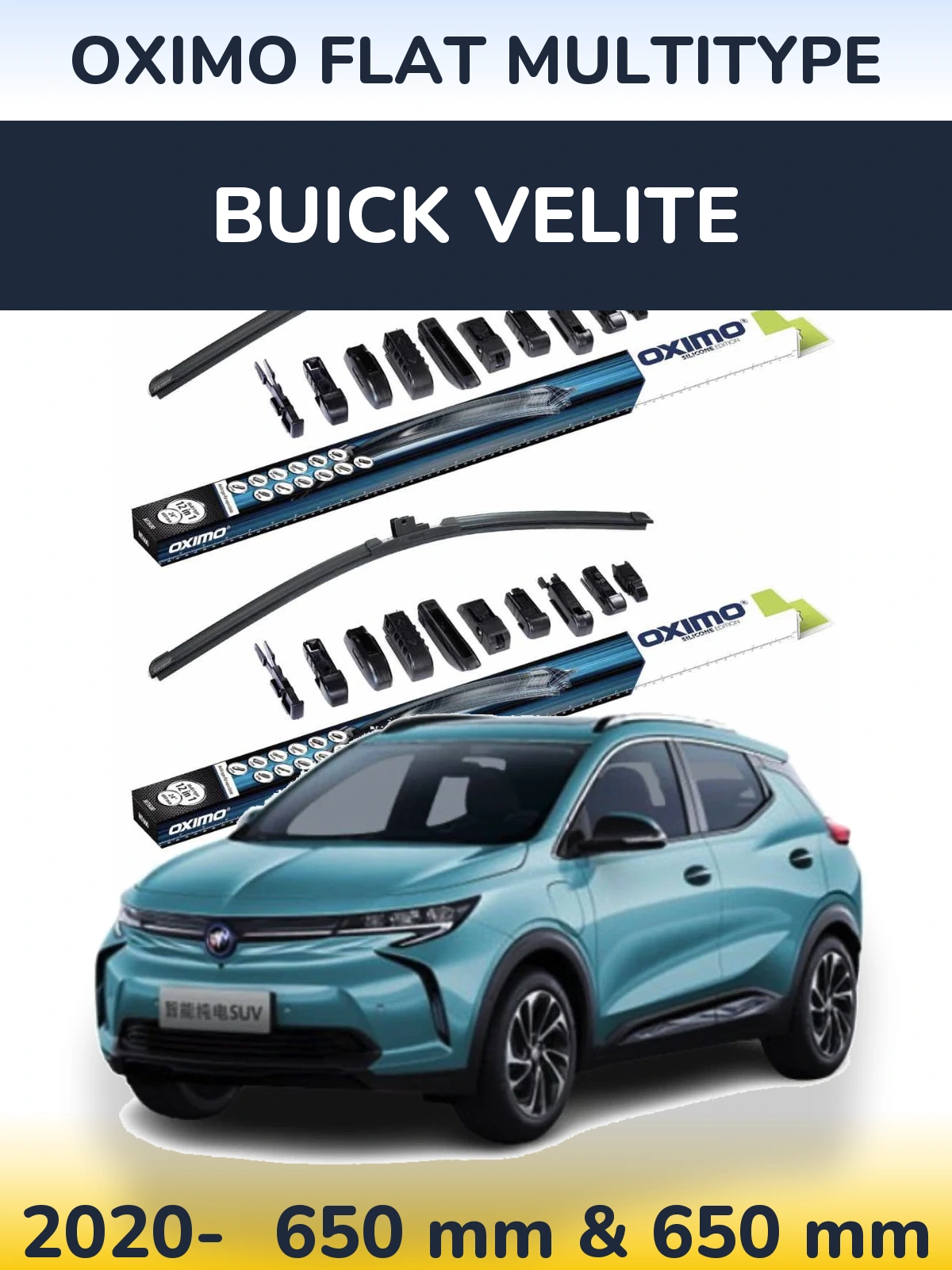 Ștergătoare Oximo Flat MultiTipe pentru Buick Velite