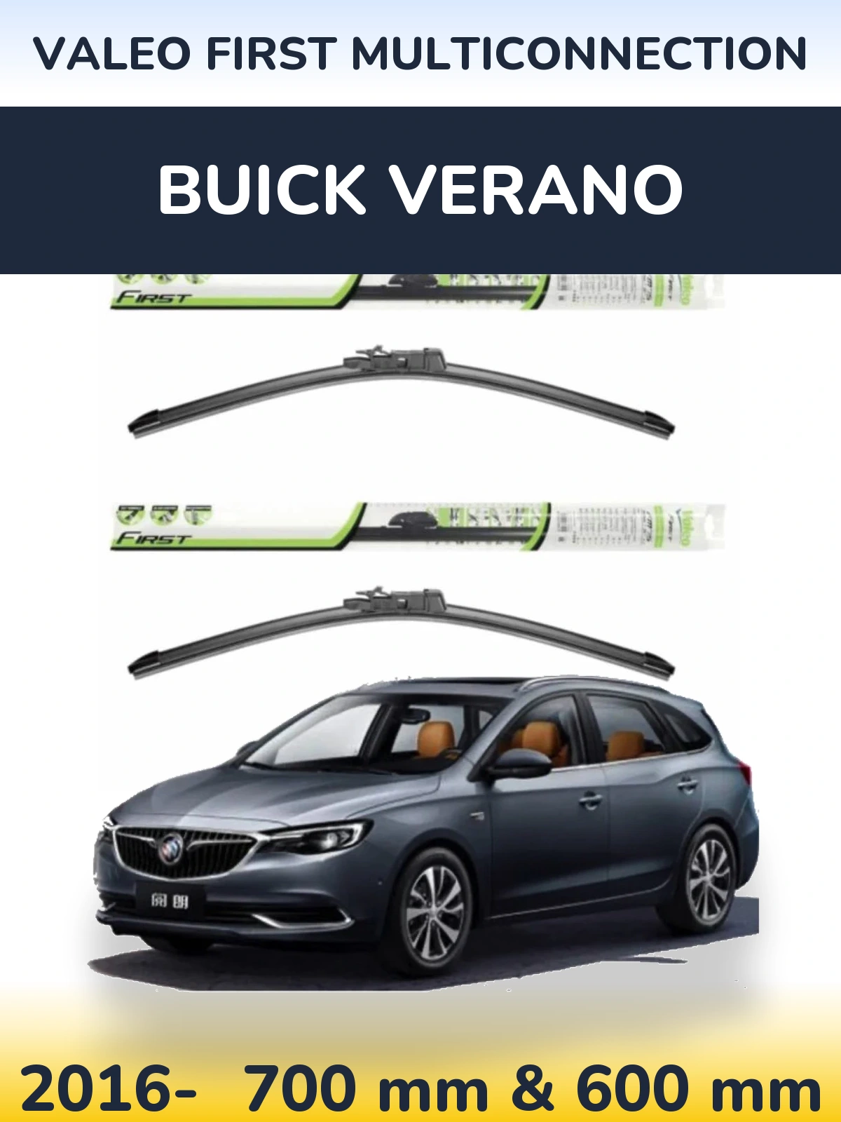 Ștergătoare Valeo First MultiConnection pentru Buick Verano