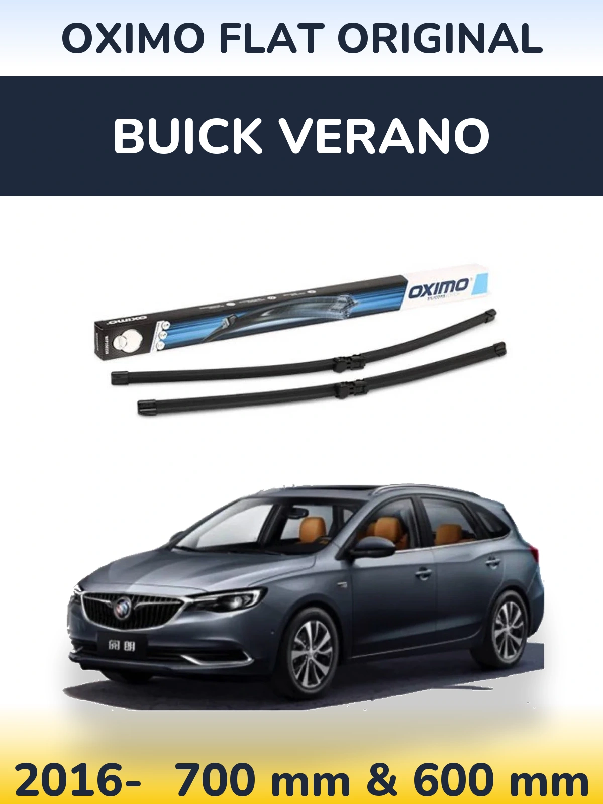 Ștergătoare Oximo Flat Original pentru Buick Verano