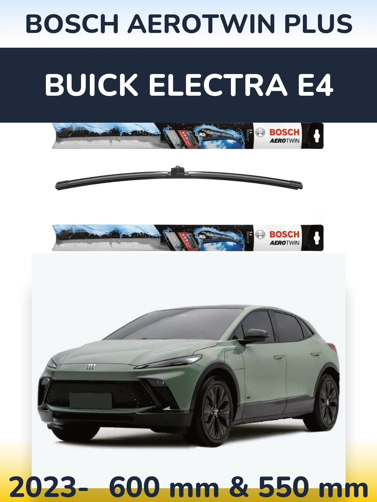 Ștergătoare BOSCH AeroTwin Plus pentru Buick Electra E4