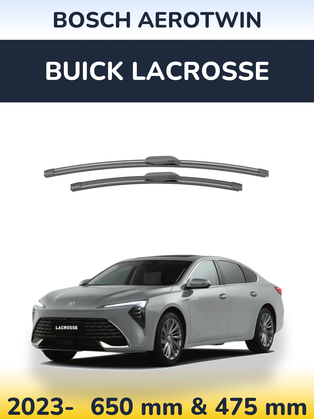 Ștergătoare BOSCH AeroTwin pentru Buick LaCrosse