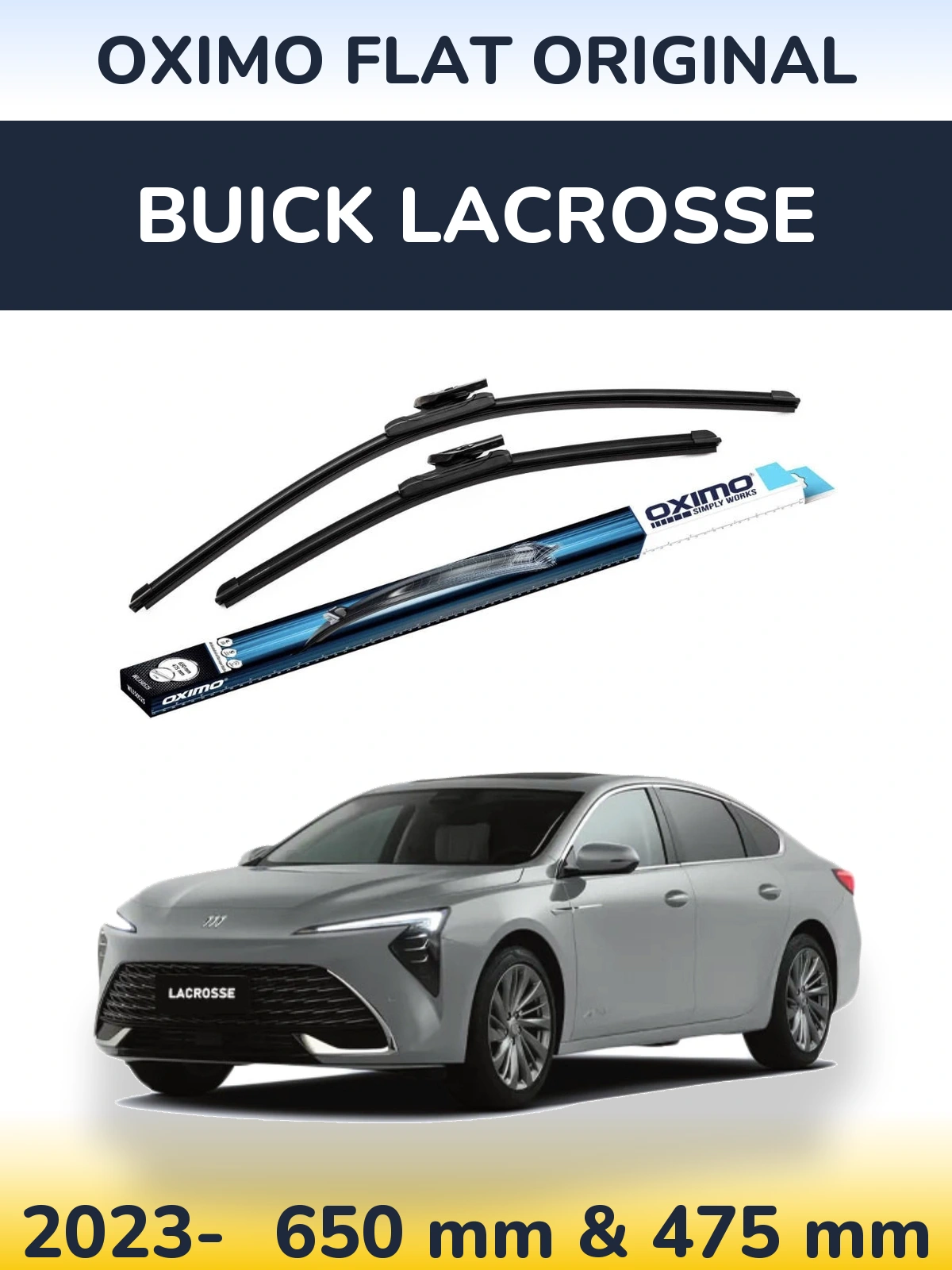 Ștergătoare Oximo Flat Original pentru Buick LaCrosse