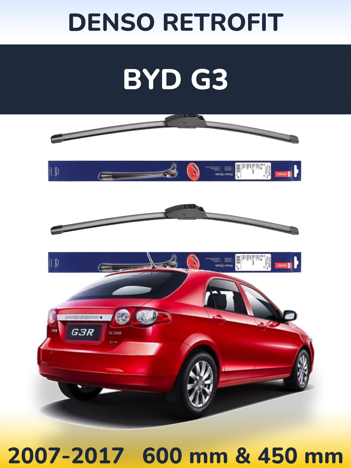 Ștergătoare Denso Retrofit pentru BYD G3