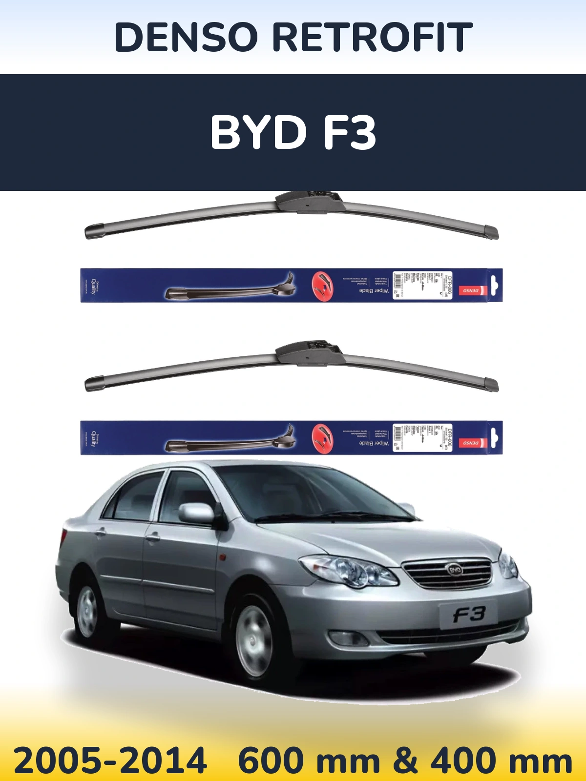 Ștergătoare Denso Retrofit pentru BYD F3