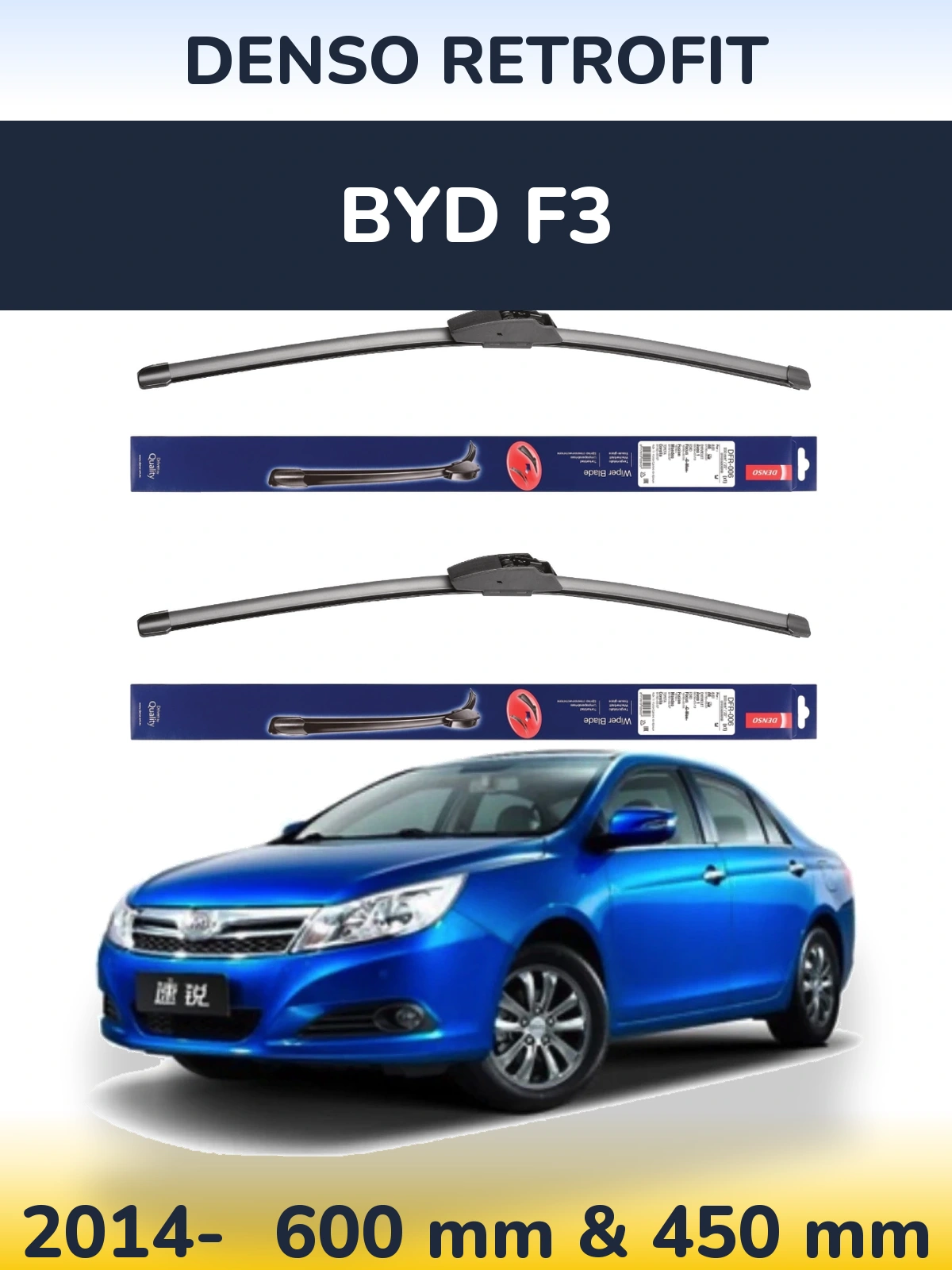 Ștergătoare Denso Retrofit pentru BYD F3