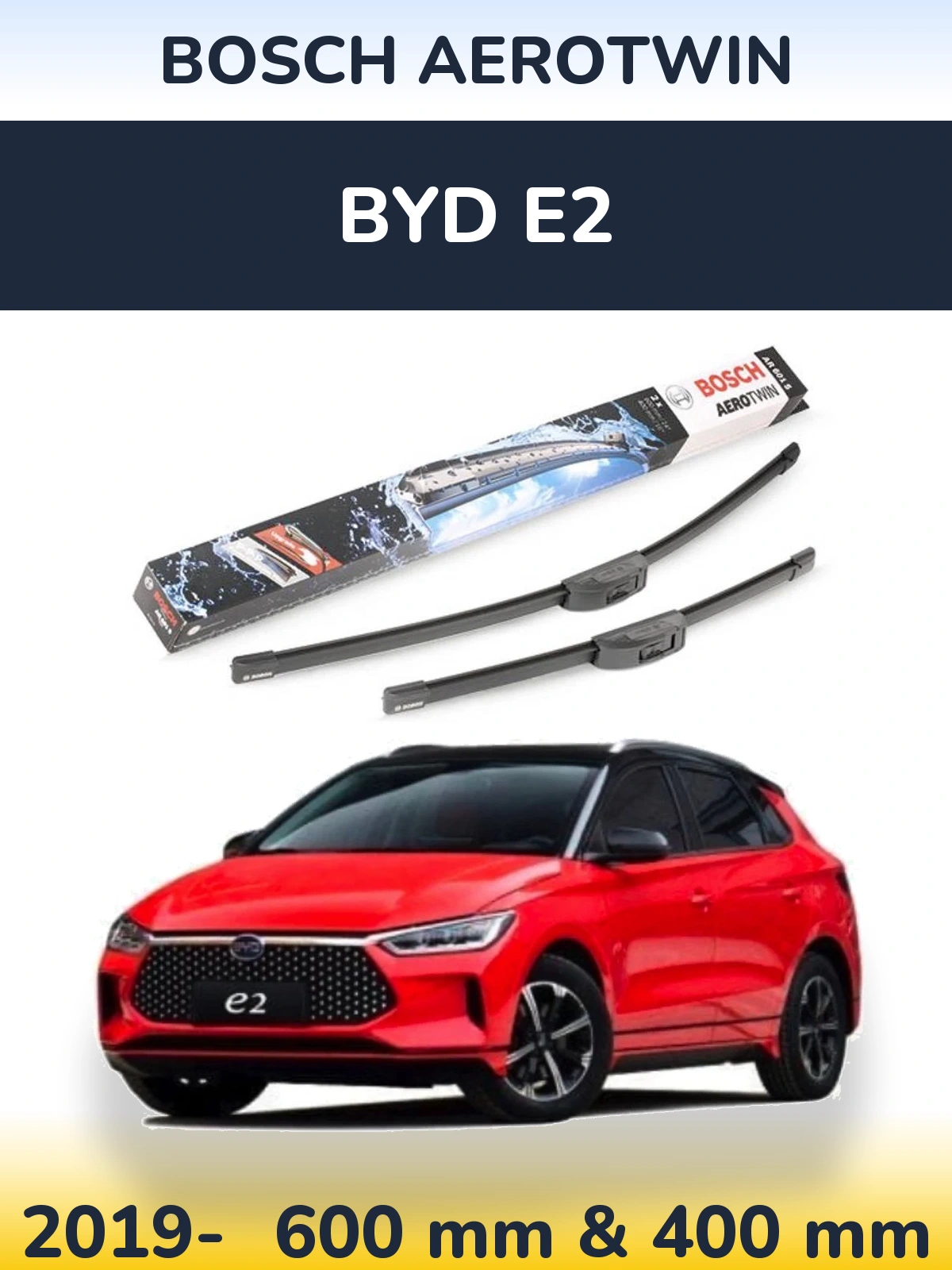 Ștergătoare BOSCH AeroTwin pentru BYD E2