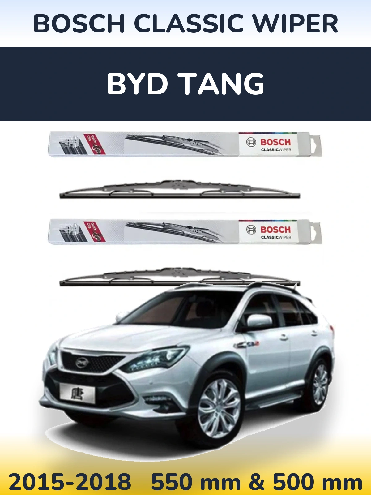 Ștergătoare BOSCH Classic Wiper pentru BYD Tang