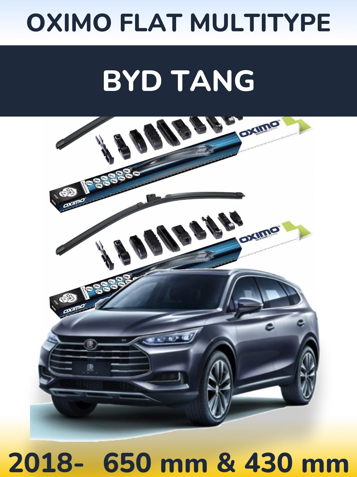 Ștergătoare Oximo Flat MultiTipe pentru BYD Tang