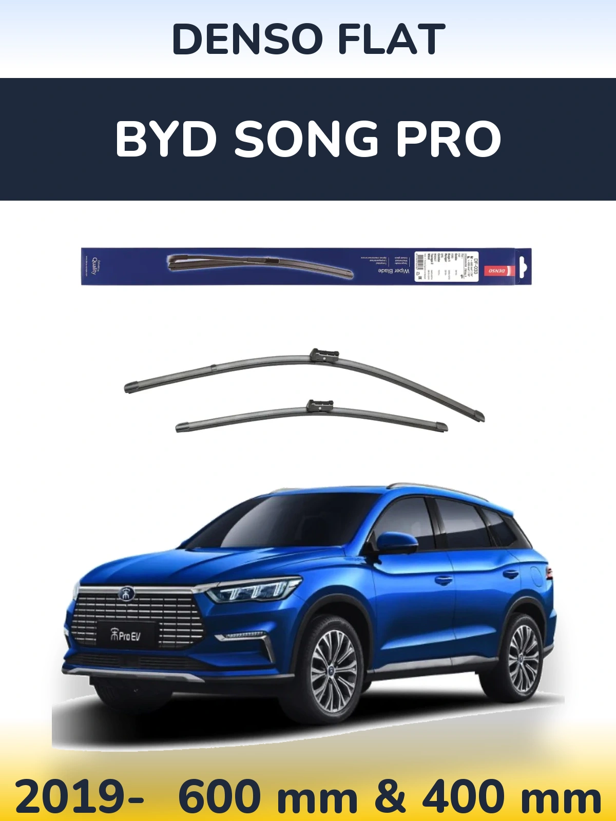 Ștergătoare Denso Flat pentru BYD Song Pro
