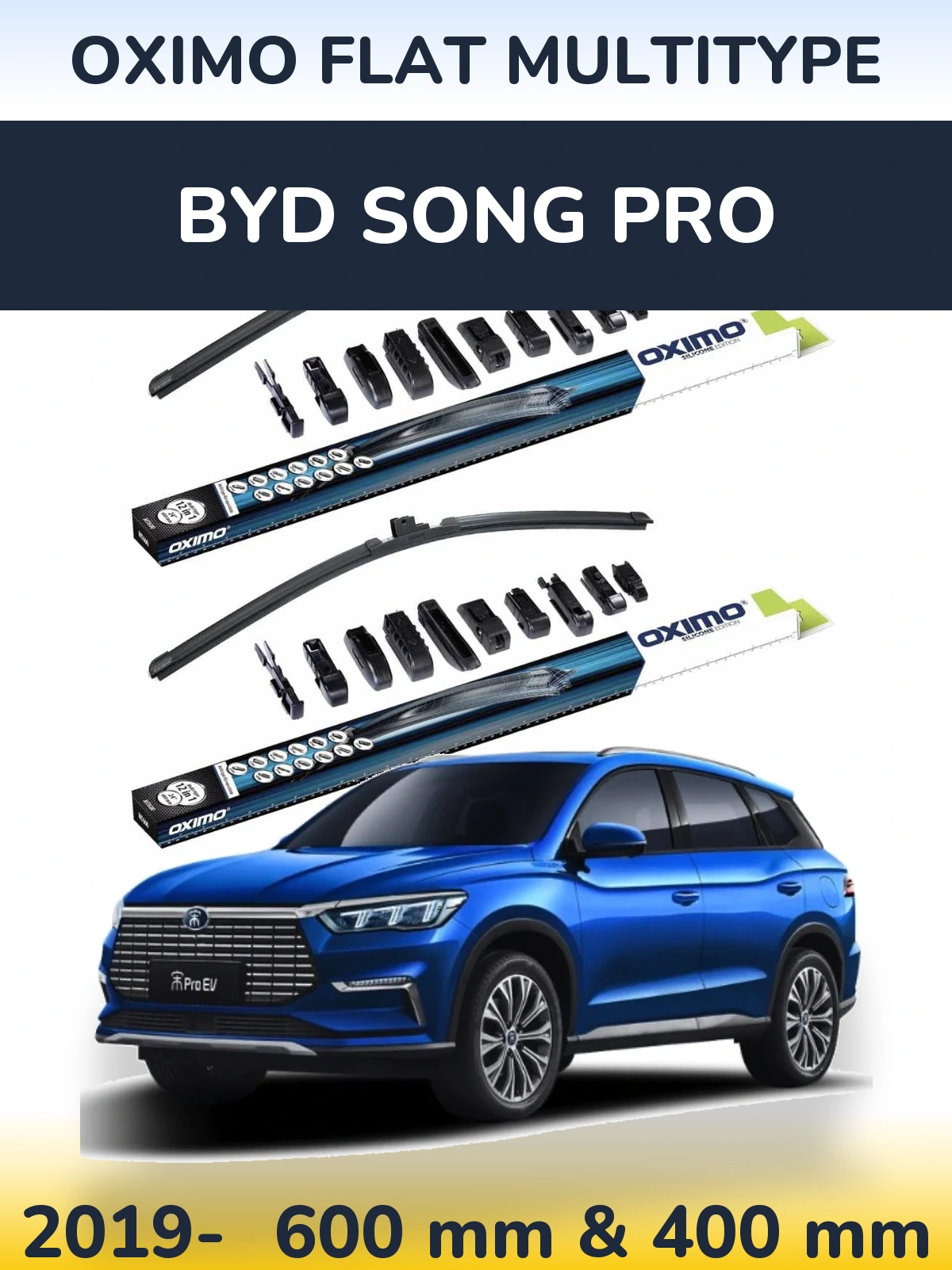 Ștergătoare Oximo Flat MultiTipe pentru BYD Song Pro