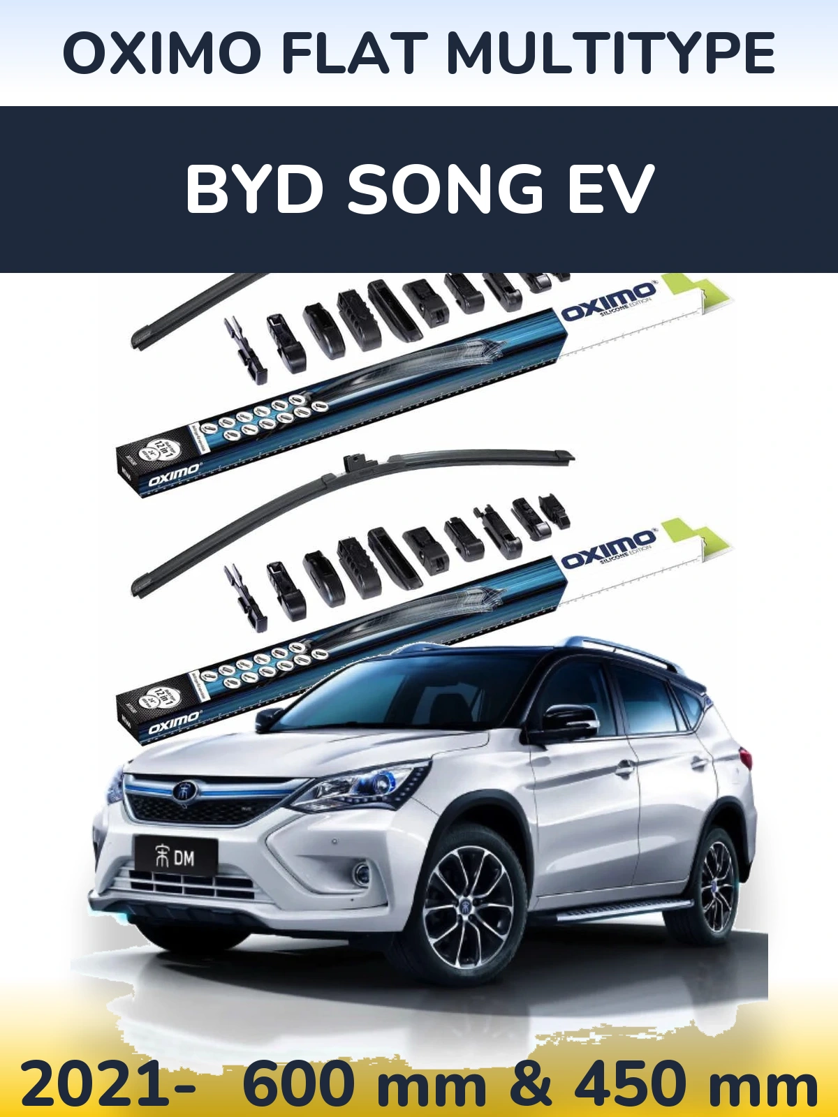 Ștergătoare Oximo Flat MultiTipe pentru BYD Song EV
