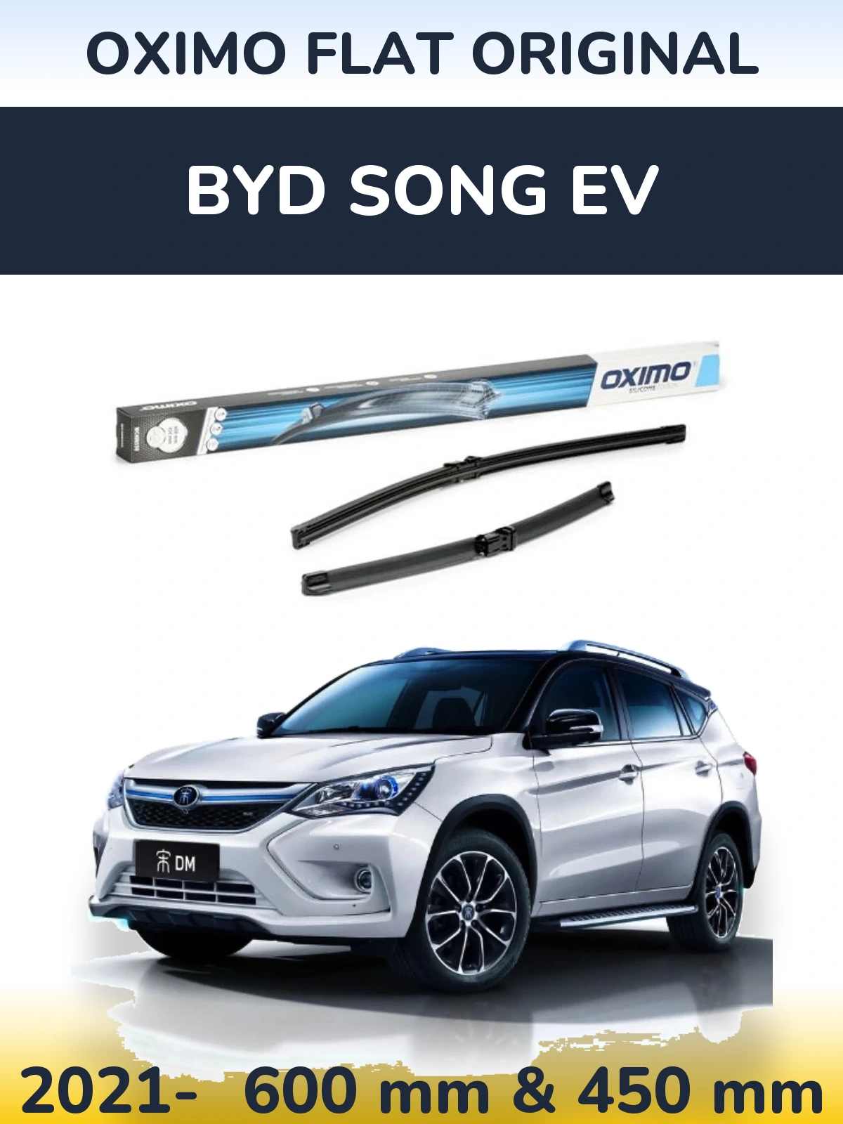 Ștergătoare Oximo Flat Original pentru BYD Song EV