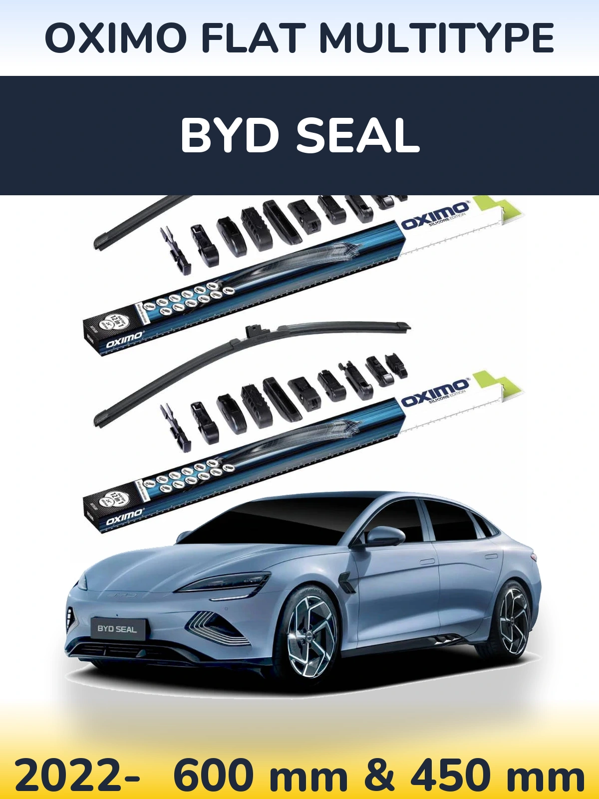 Ștergătoare Oximo Flat MultiTipe pentru BYD Seal