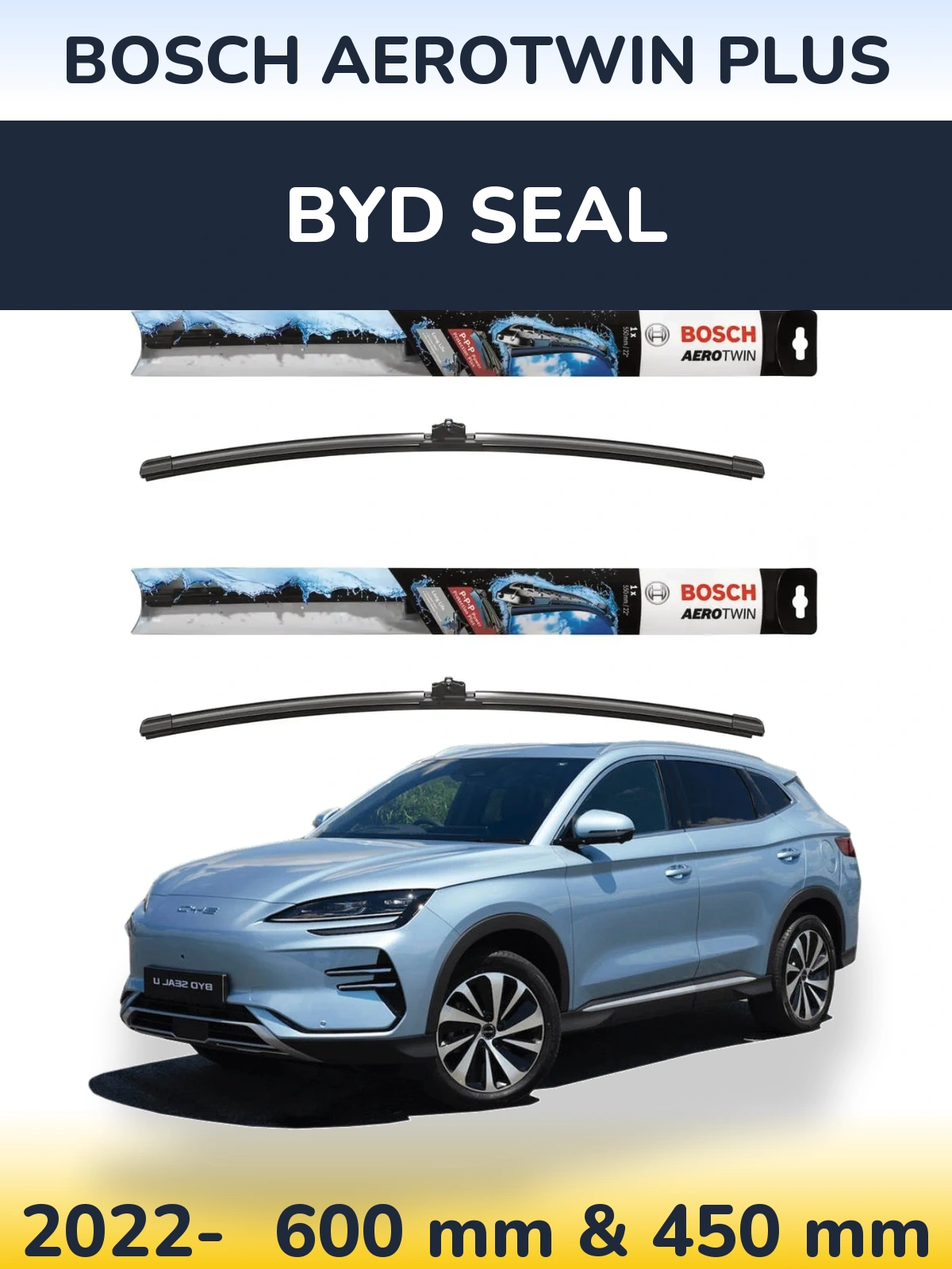 Ștergătoare BOSCH AeroTwin Plus pentru BYD Seal