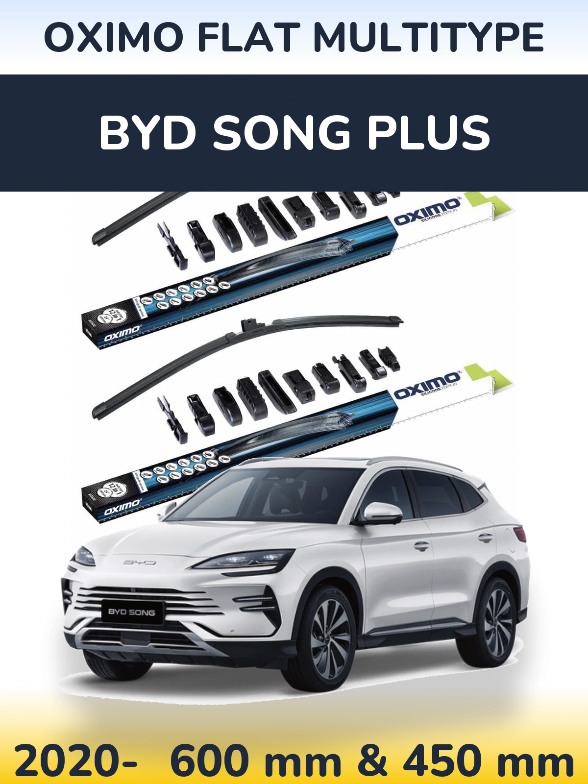 Ștergătoare Oximo Flat MultiTipe pentru BYD Song Plus
