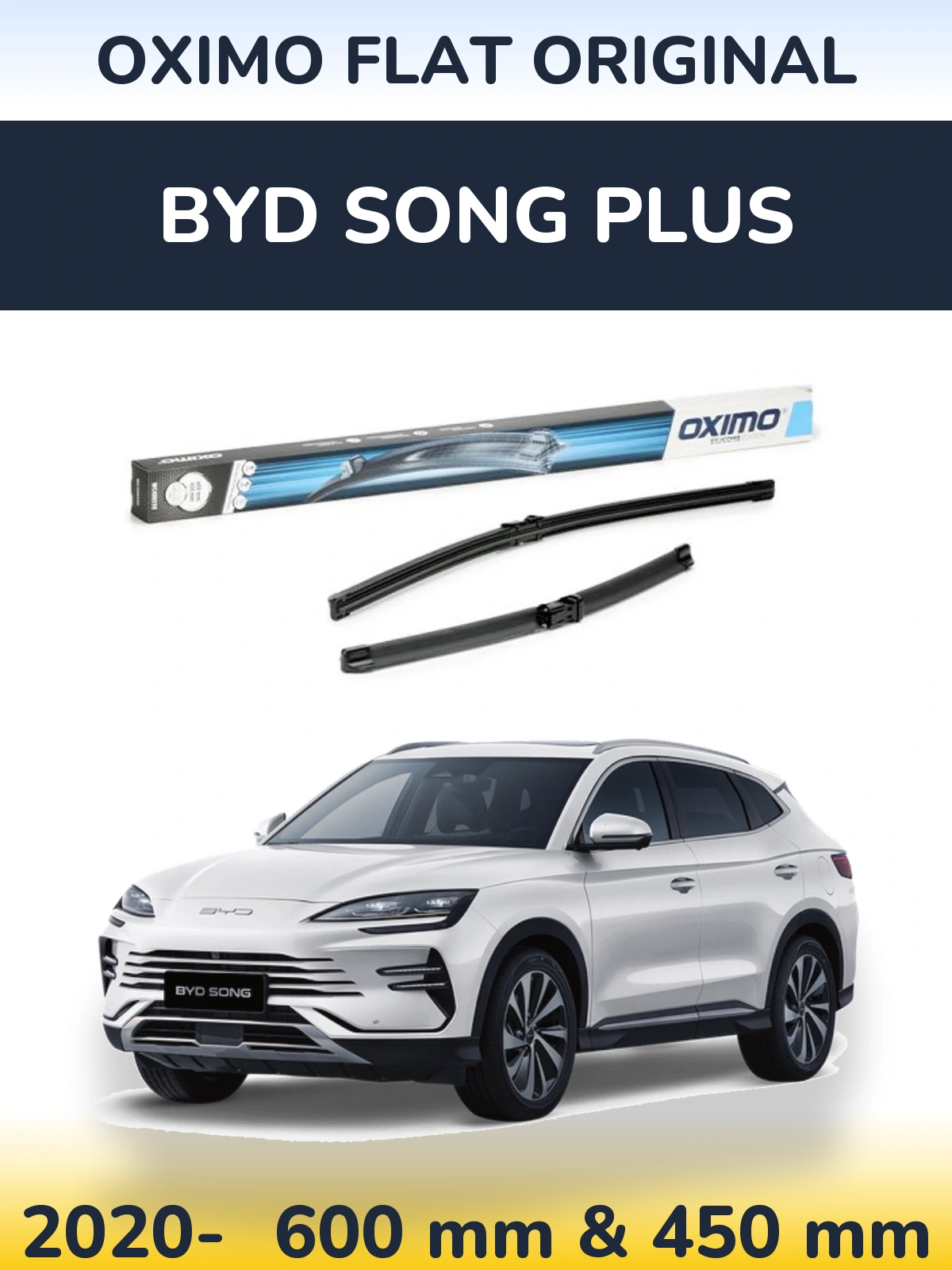 Ștergătoare Oximo Flat Original pentru BYD Song Plus