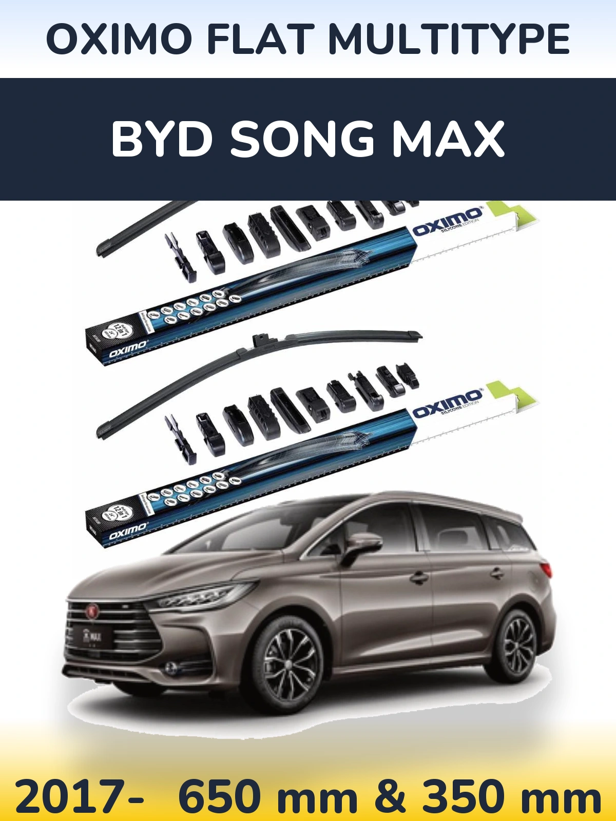 Ștergătoare Oximo Flat MultiTipe pentru BYD Song Max