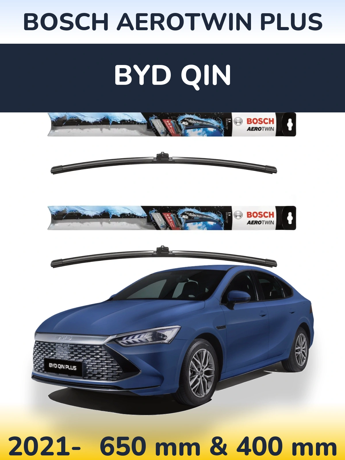 Ștergătoare BOSCH AeroTwin Plus pentru BYD Qin