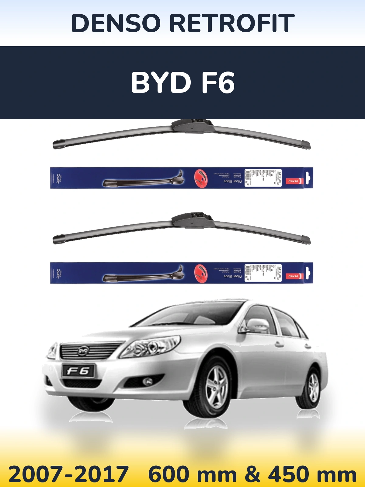 Ștergătoare Denso Retrofit pentru BYD F6