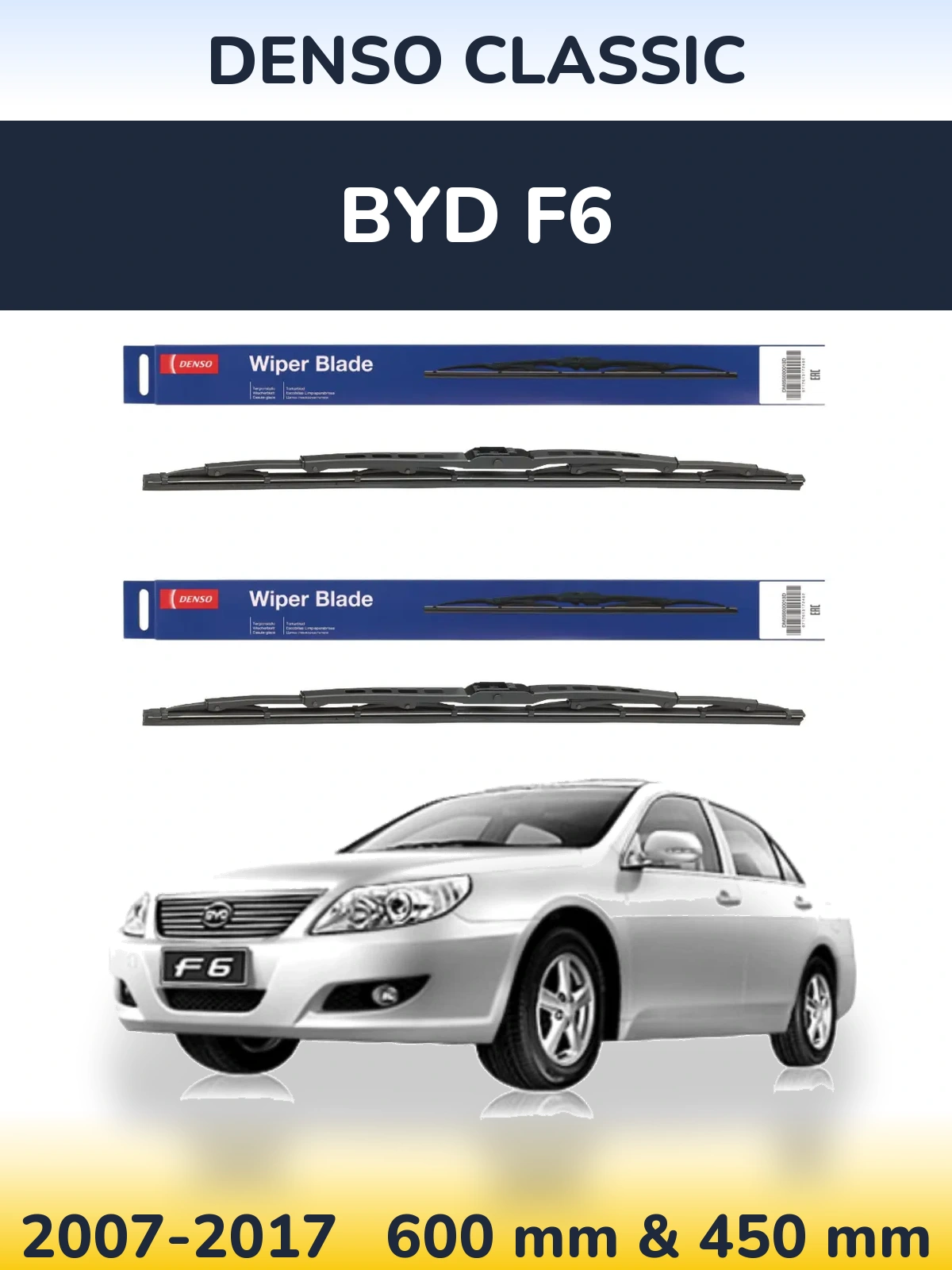Ștergătoare Denso Classic pentru BYD F6