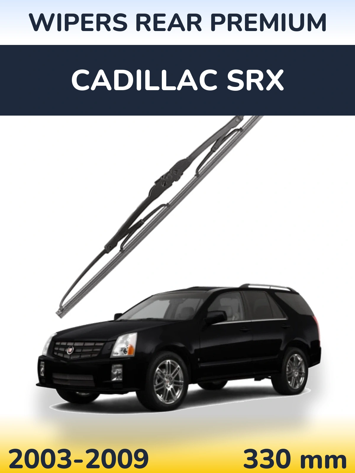 Rear wiper blade WIPERS REAR PREMIUM 330 mm for Cadillac SRX 2003-2009