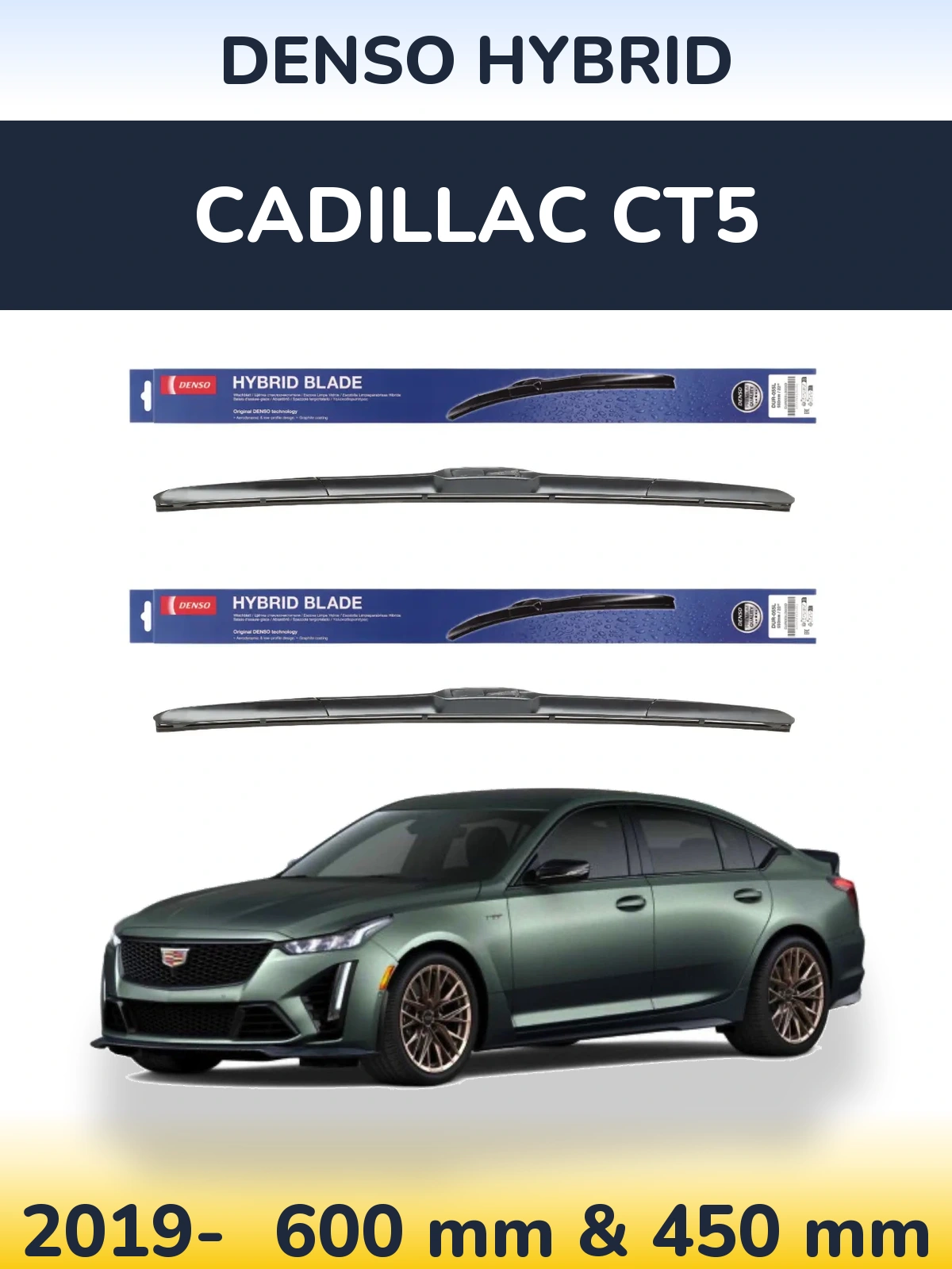 Ștergătoare Denso Hybrid pentru Cadillac CT5