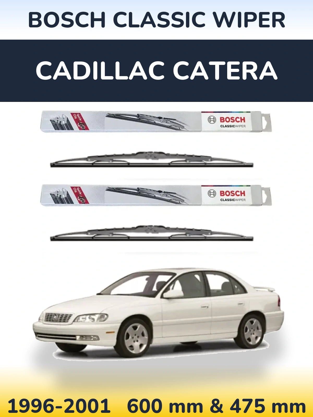 Ștergătoare BOSCH Classic Wiper pentru Cadillac Catera